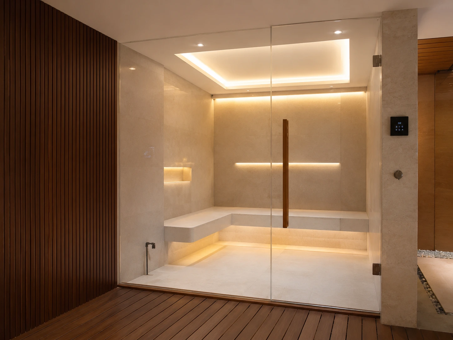 Proyek Pembuatan Steam Room Mosaik Mewah